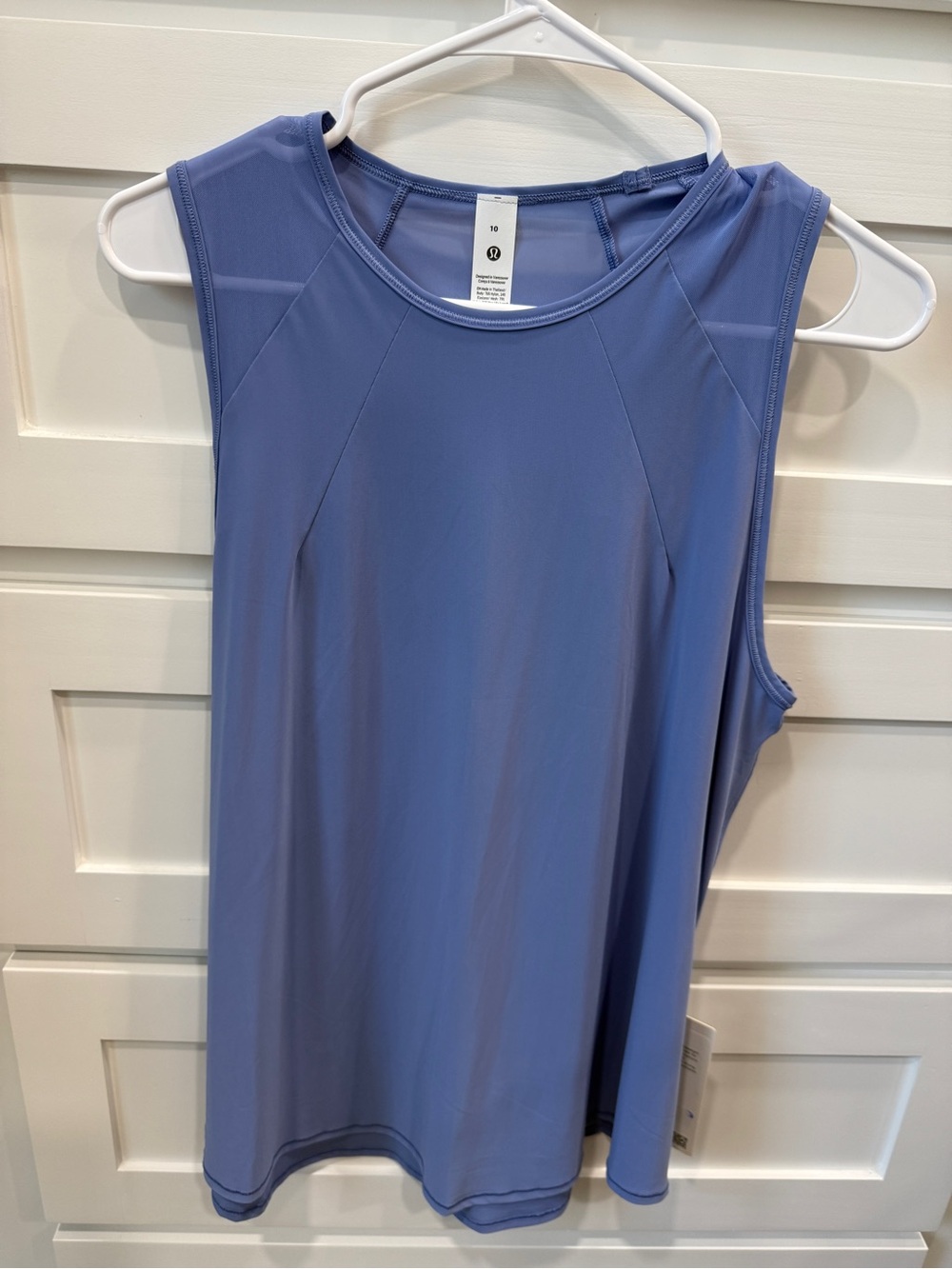 lululemon athletica Blue Sleeveless Athletic Tank